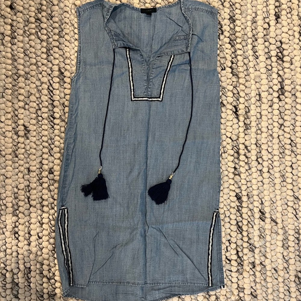 J.Crew chambray beach coverup